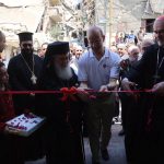 Bendición de la clínica de la Orden de Malta en la ciudad de Gaza
